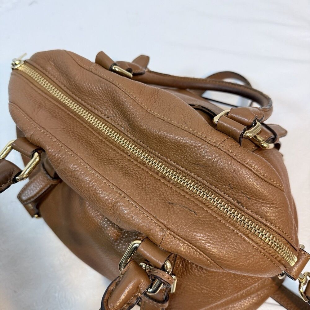 Michael Kors Bedford Legacy Satchel Brown Leather - Picture 7 of 16